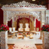 Indian Wedding Fiberglass Carved Jali Mandap 2